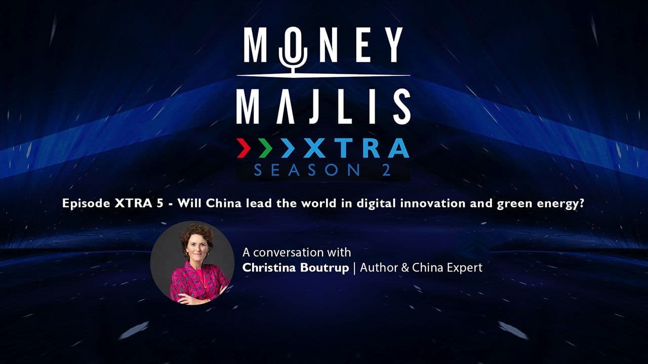 XTRA 5: China’s Digital and Green Revolution - Season 2 cover art with a portrait of Christina Boutrup
